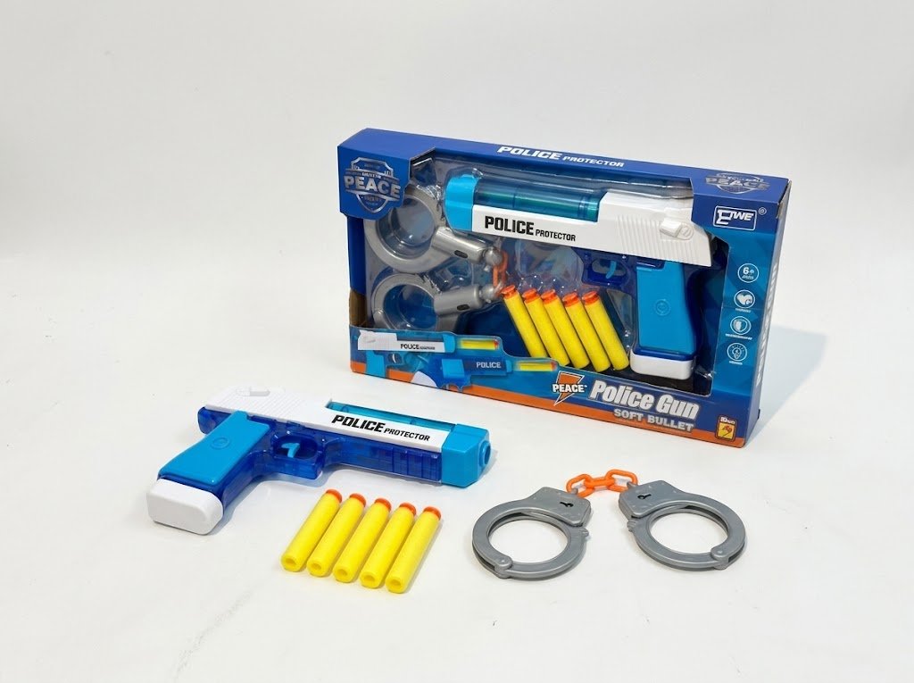 Police Protector Soft Bullet Toy Gun Set