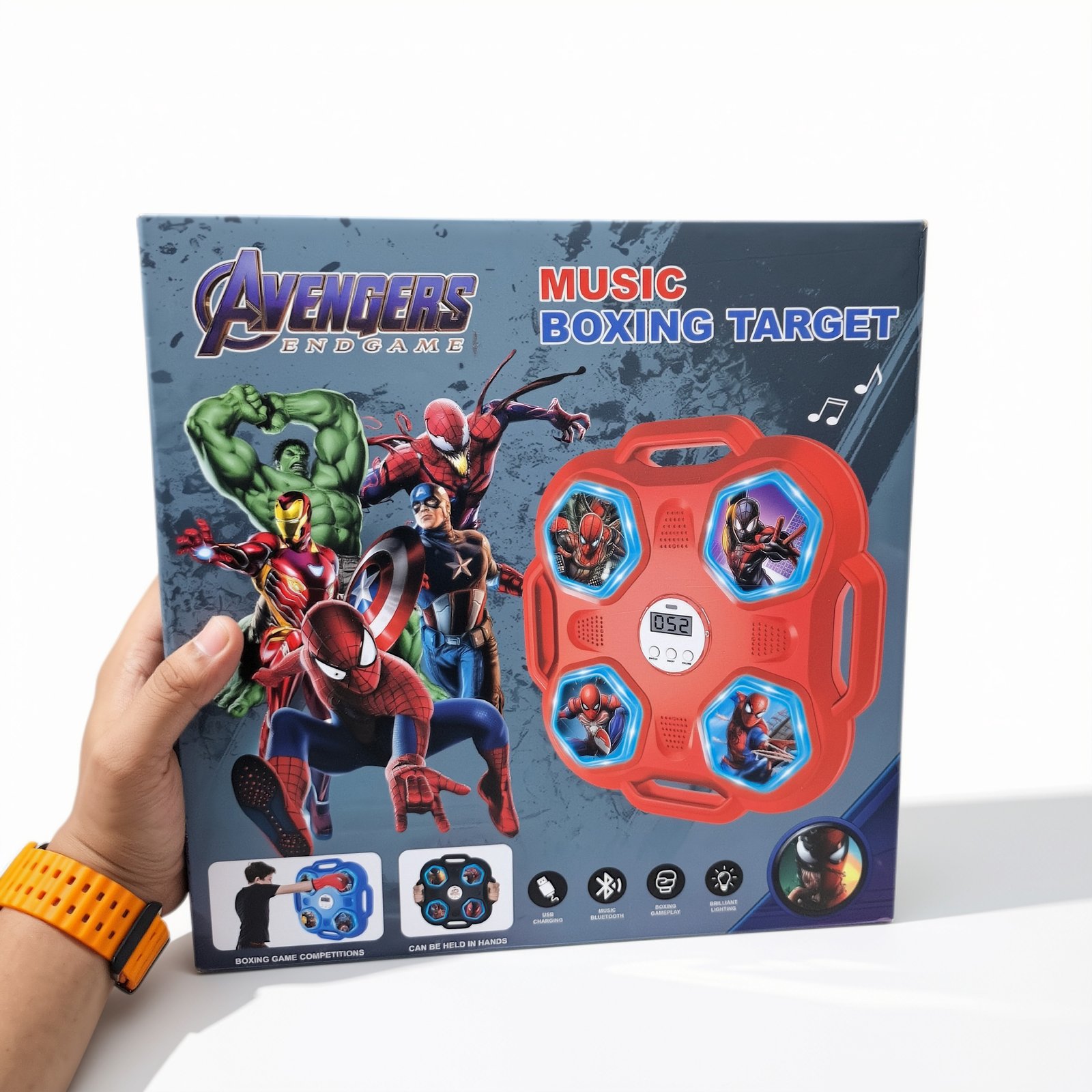 Interactive Music Boxing Target Set (Spider-Man Edition)